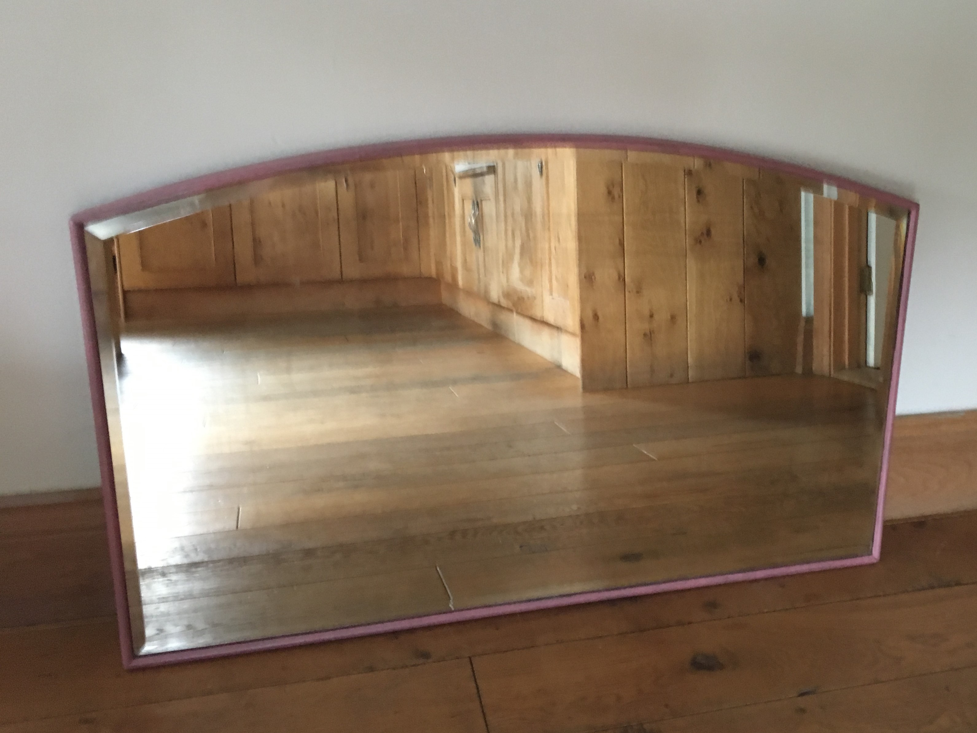 Silver Pink Mirror